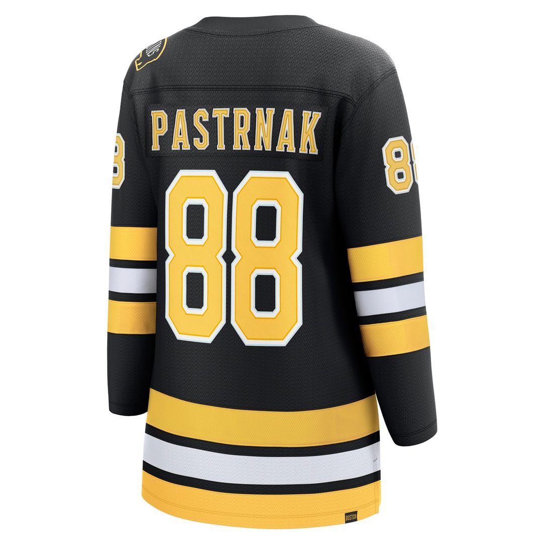 David Pastrnak Boston Bruins Fanatics Women's Away Breakaway Player Jersey - White