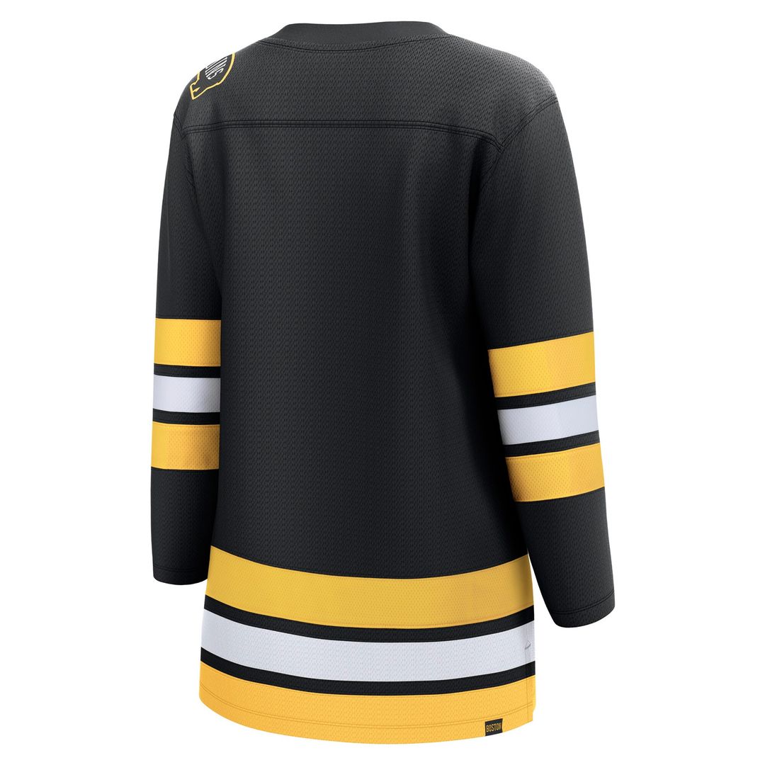 Boston Bruins Fanatics Women's Anniversary Home Breakaway Jersey - Black