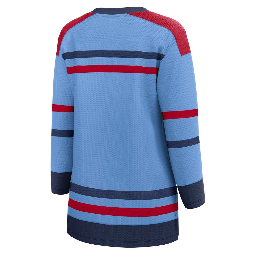Winnipeg Jets Fanatics Women's Alternate Anniversary Breakaway Jersey - Light Blue
