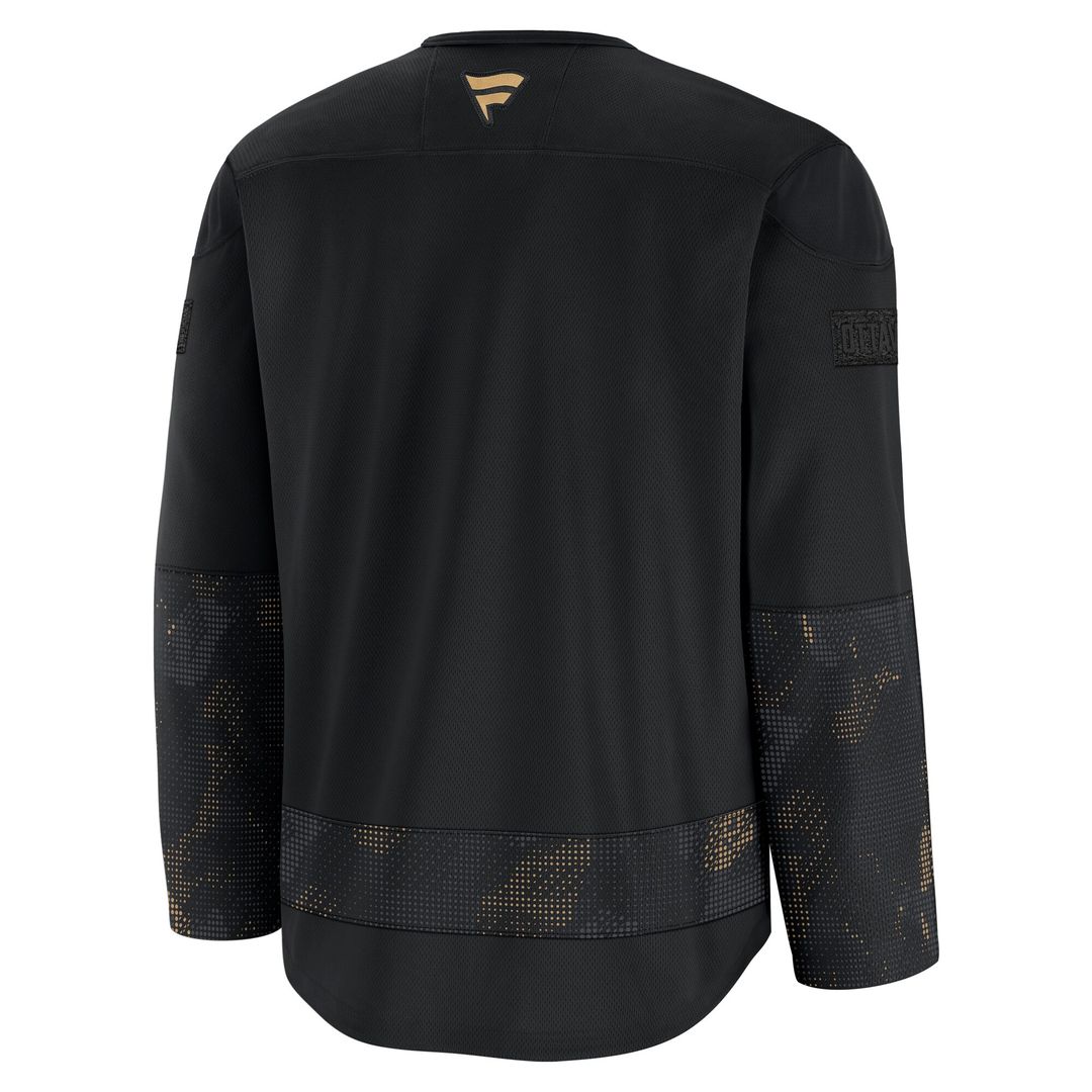 Ottawa Senators Fanatics 2024 Military Appreciation Practice Jersey - Black