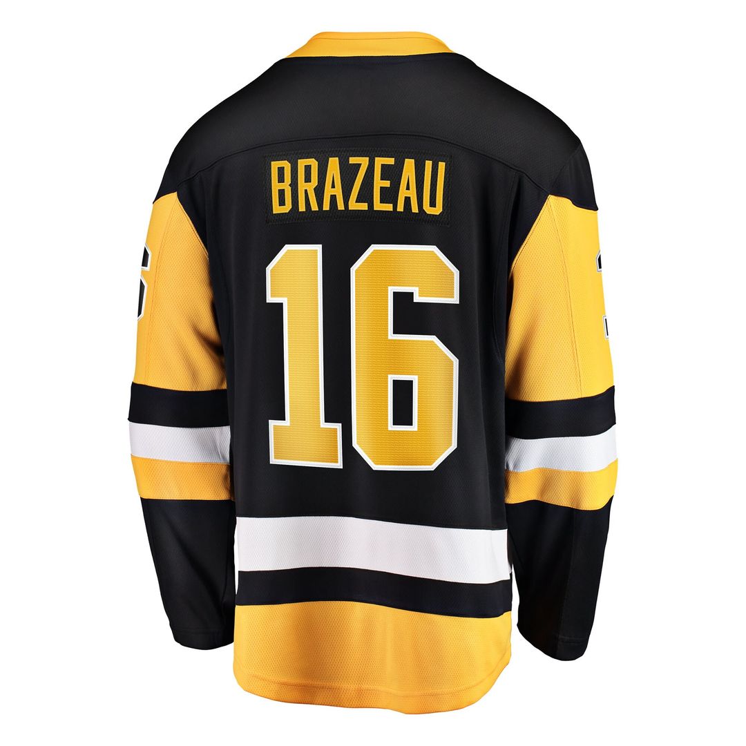 Justin Brazeau Pittsburgh Penguins Fanatics Home Breakaway Jersey - Black