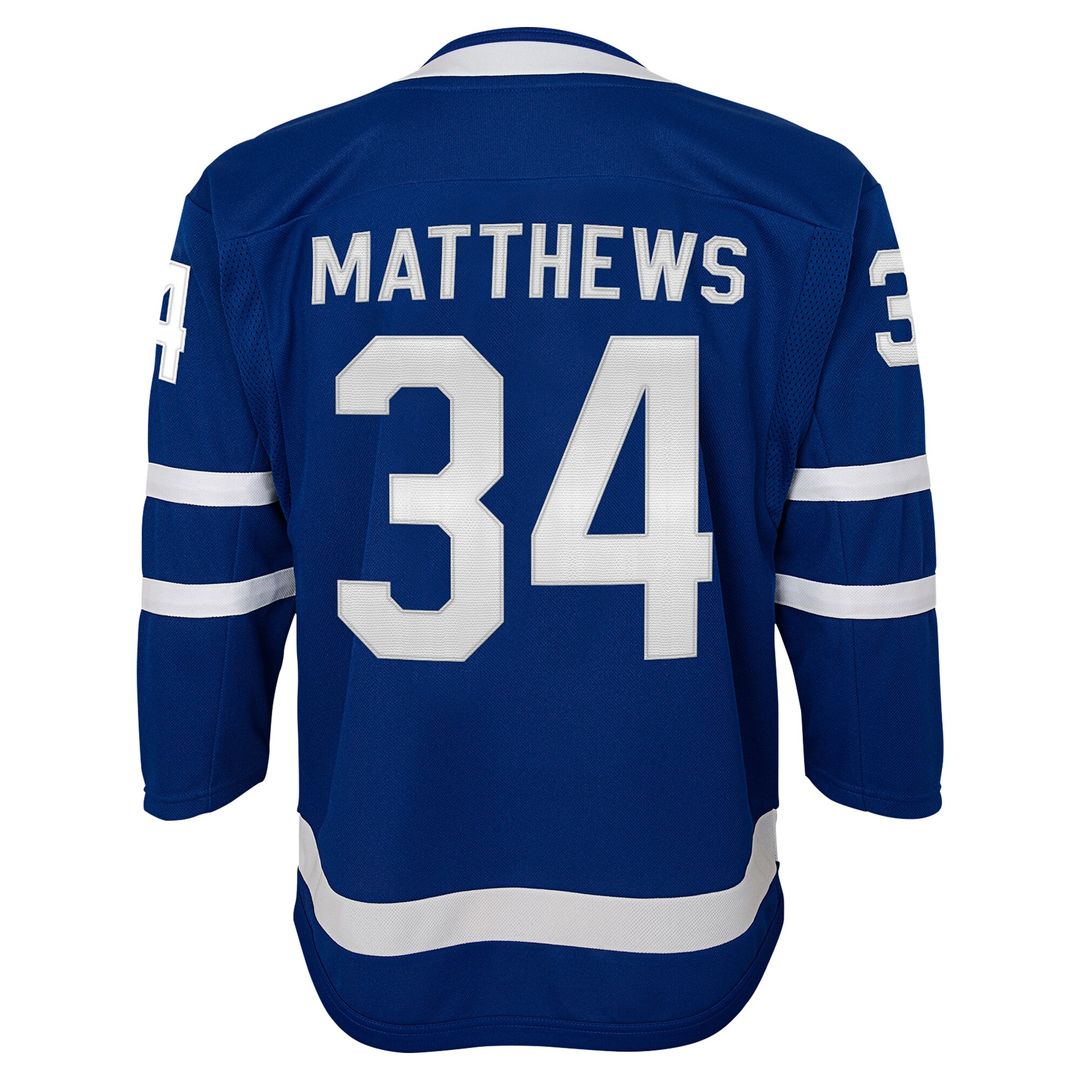 Auston Matthews Toronto Maple Leafs Youth Alternate Premier Player Jersey - Black