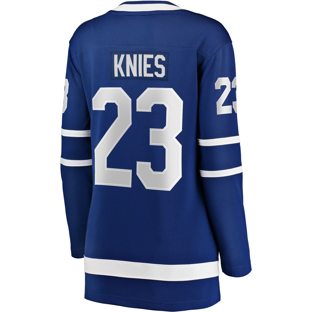 Matthew Knies Toronto Maple Leafs Fanatics Women's Home Breakaway Jersey - Blue