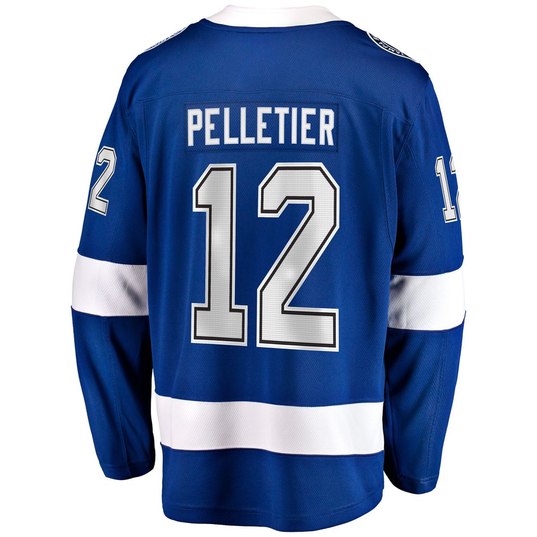 Jakob Pelletier Tampa Bay Lightning Fanatics Home Breakaway Jersey - Blue
