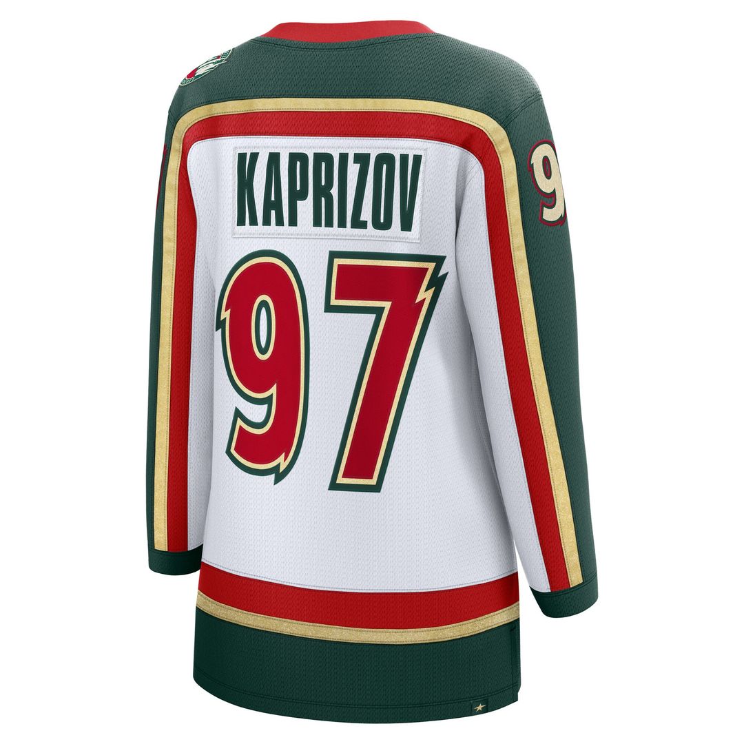 Kirill Kaprizov Minnesota Wild Fanatics Women's 25th Anniversary Breakaway Player Jersey - White