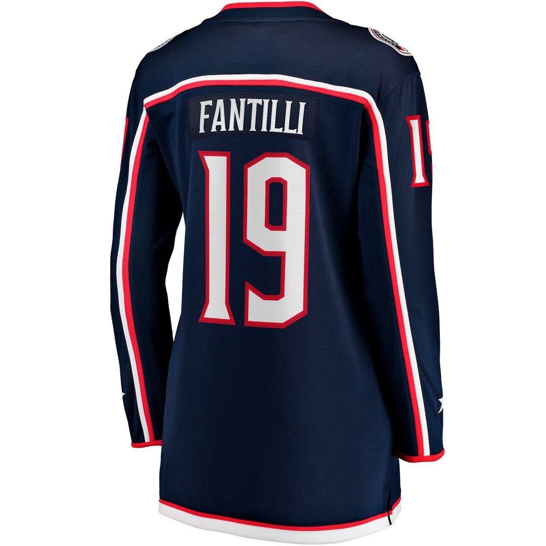 Adam Fantilli Columbus Blue Jackets Fanatics Women's Home Premier Breakaway Player Jersey Breakaway Jersey - Navy