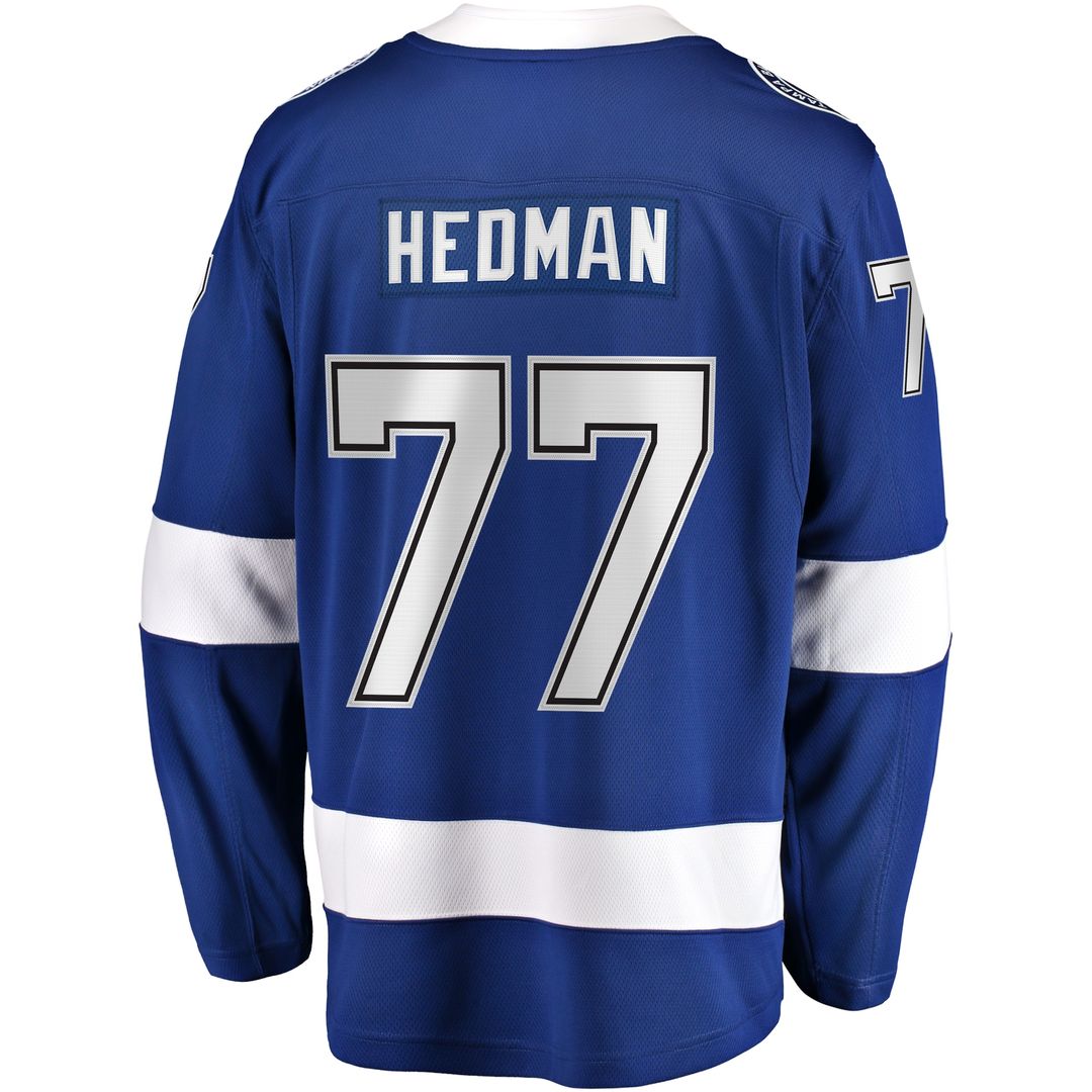 Victor Hedman Tampa Bay Lightning Fanatics Breakaway Jersey - Blue