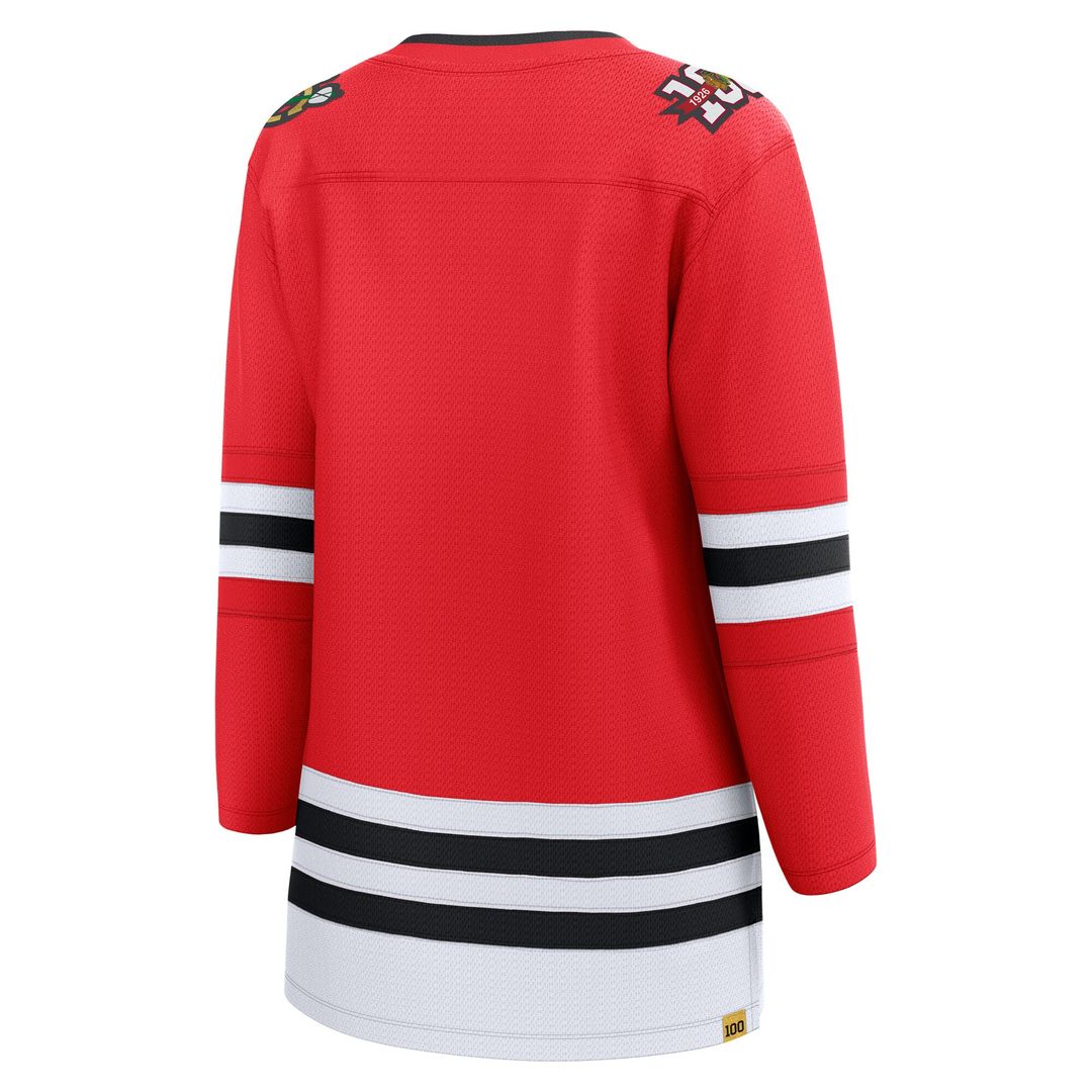 Chicago Blackhawks Fanatics Women's Centennial Breakaway Jersey - Red