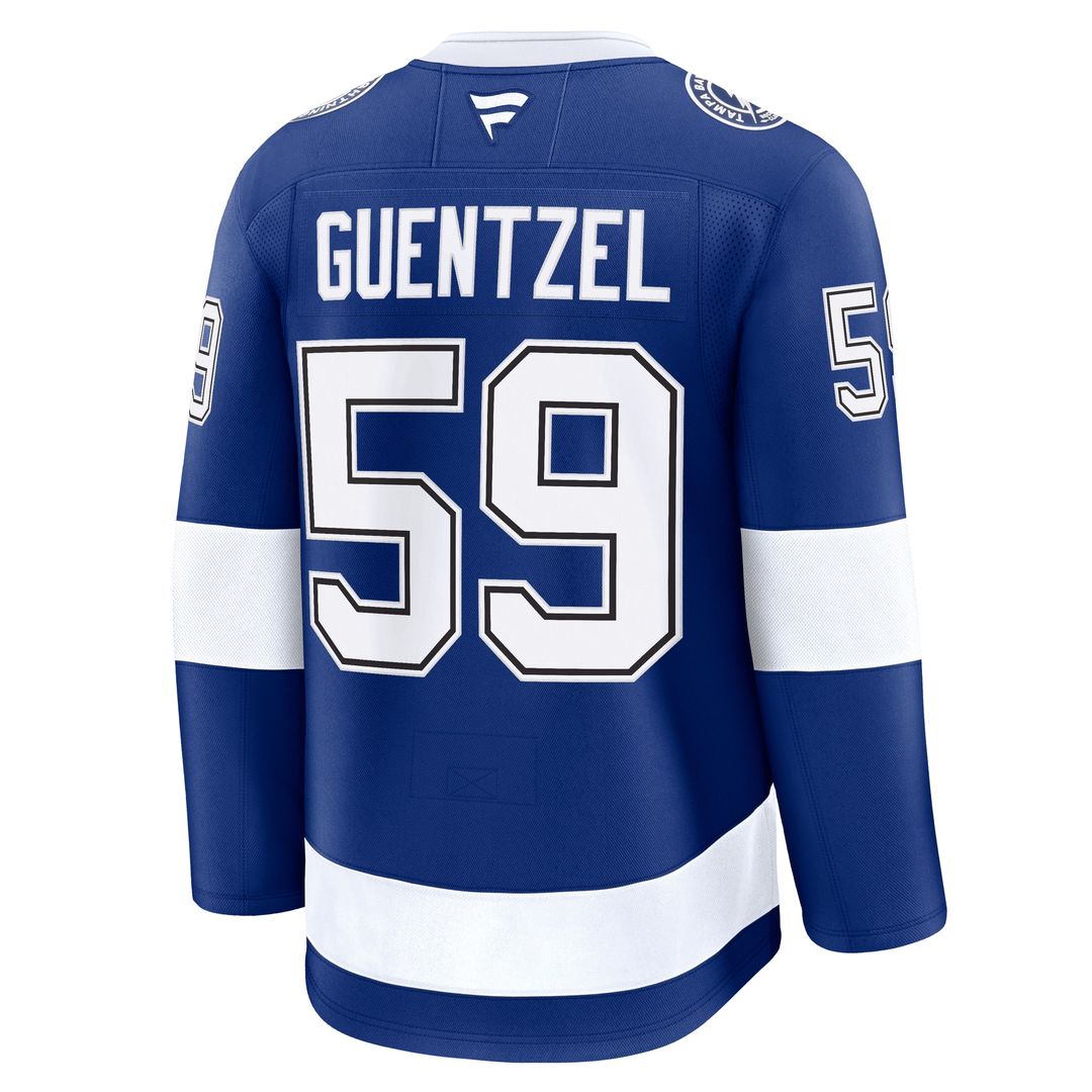 Jake Guentzel Tampa Bay Lightning Fanatics Home Premium Jersey - Blue