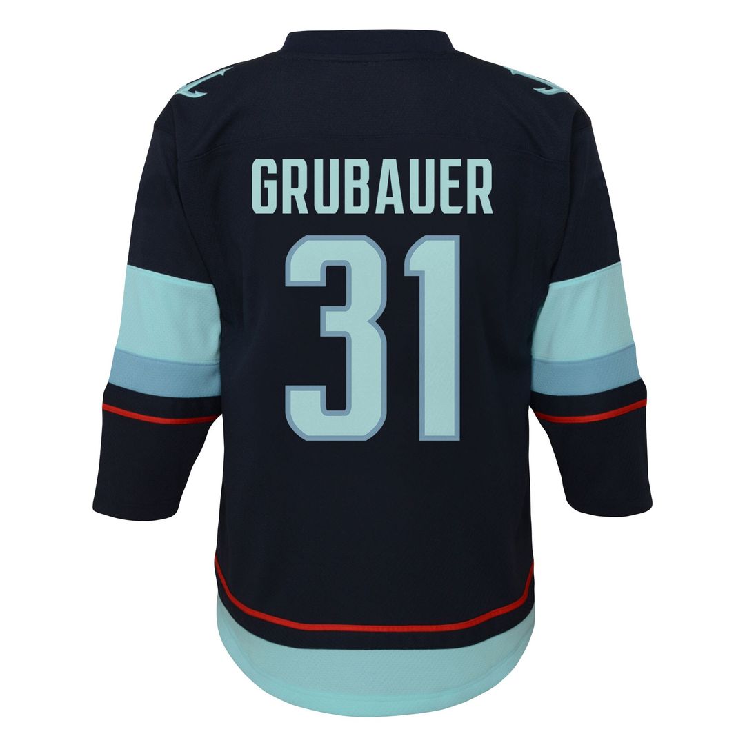 Philipp Grubauer Seattle Kraken Infant Home Player Replica Jersey - Deep Sea Blue