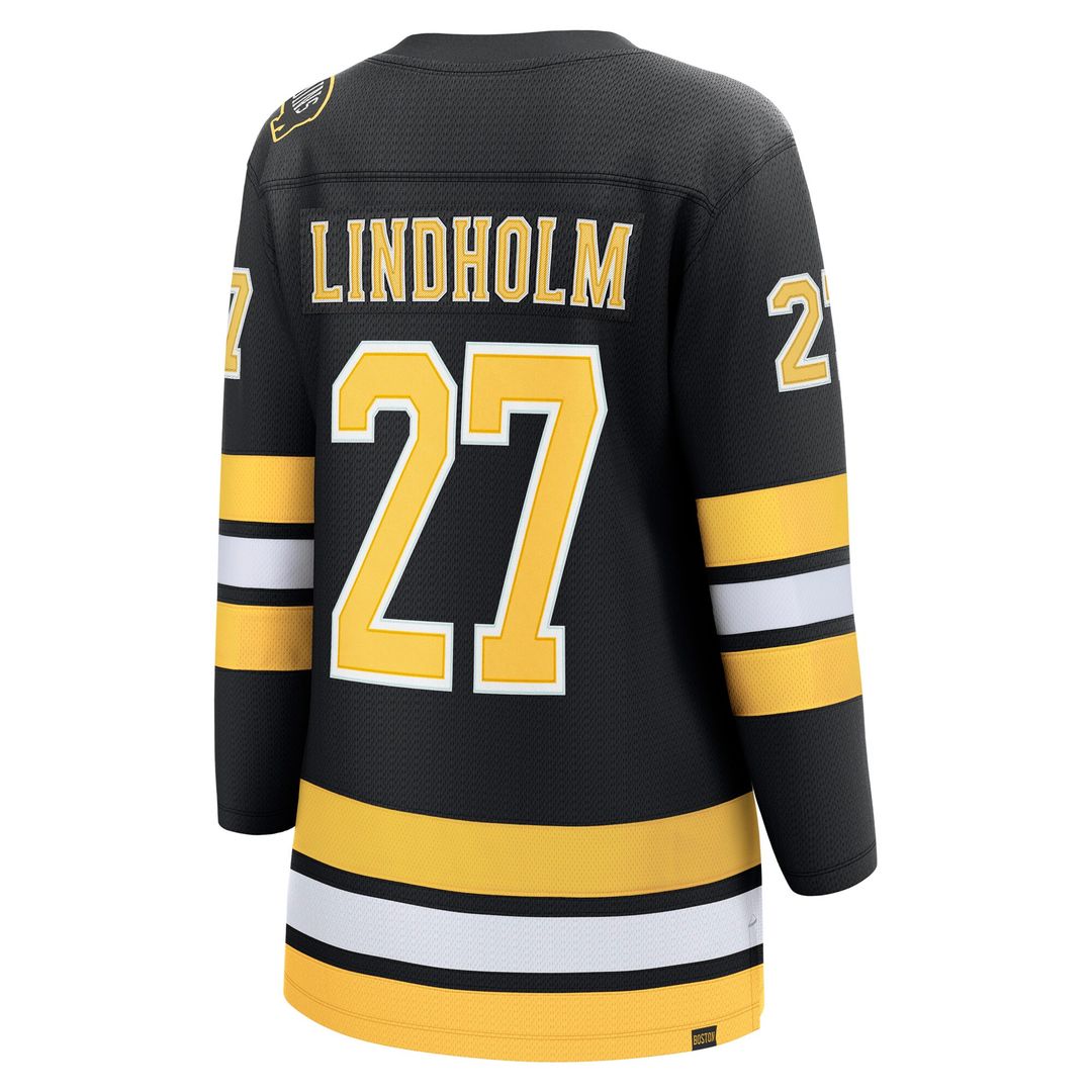Hampus Lindholm Boston Bruins Fanatics Women's Home Breakaway Player Jersey - Black