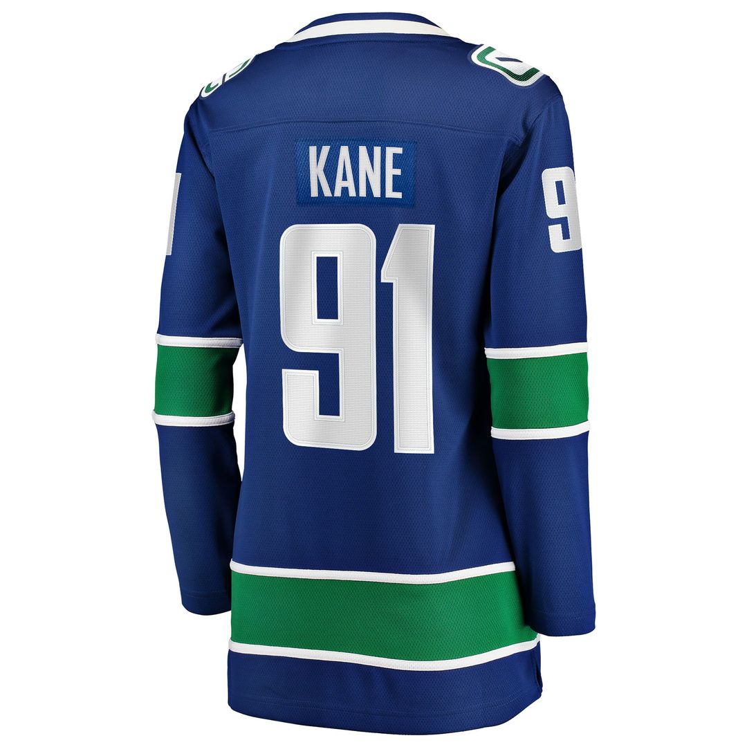 Evander Kane Vancouver Canucks Fanatics Women's Home Breakaway Player Jersey - Blue