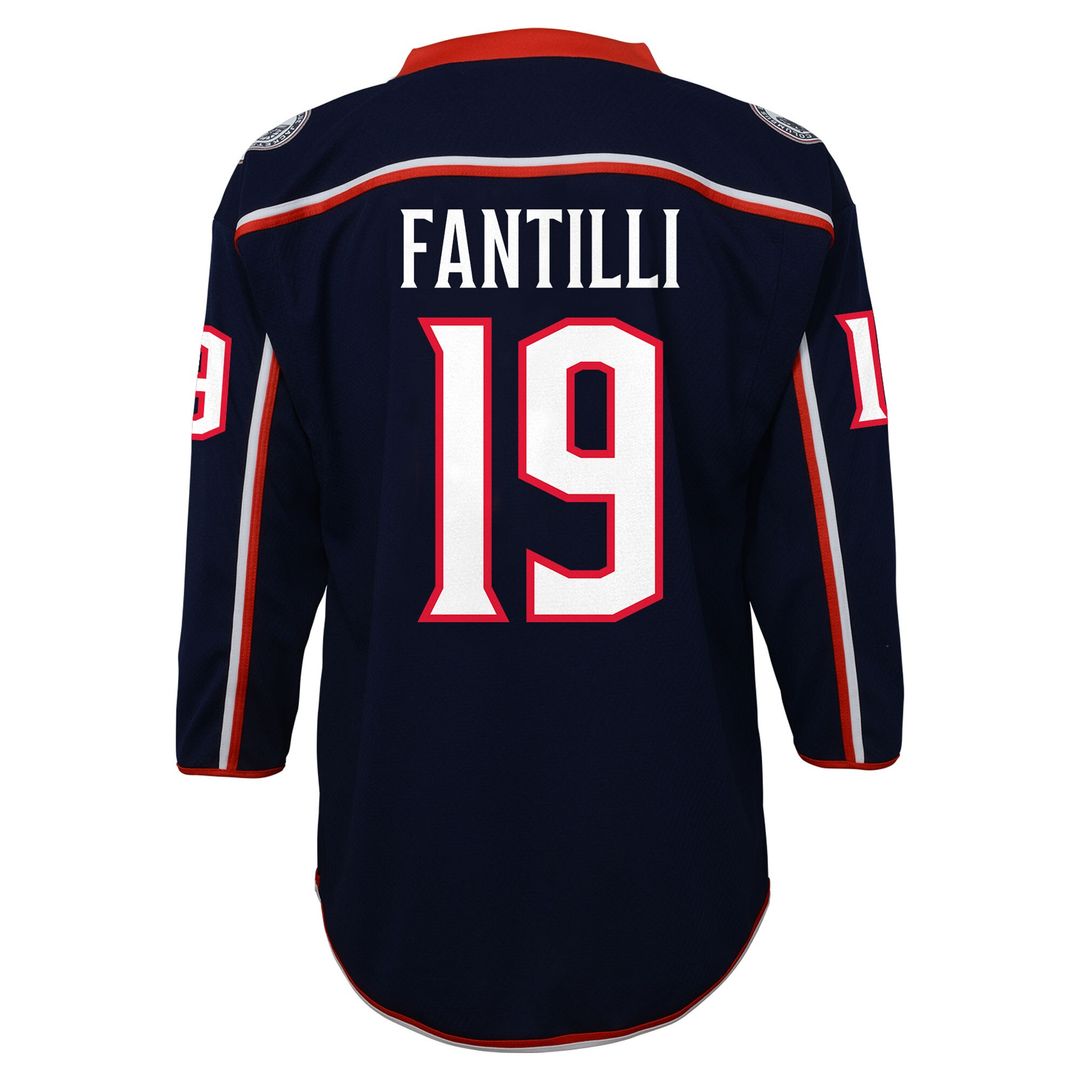 Adam Fantilli Columbus Blue Jackets Outerstuff Youth Alternate Player Replica Jersey - Blue