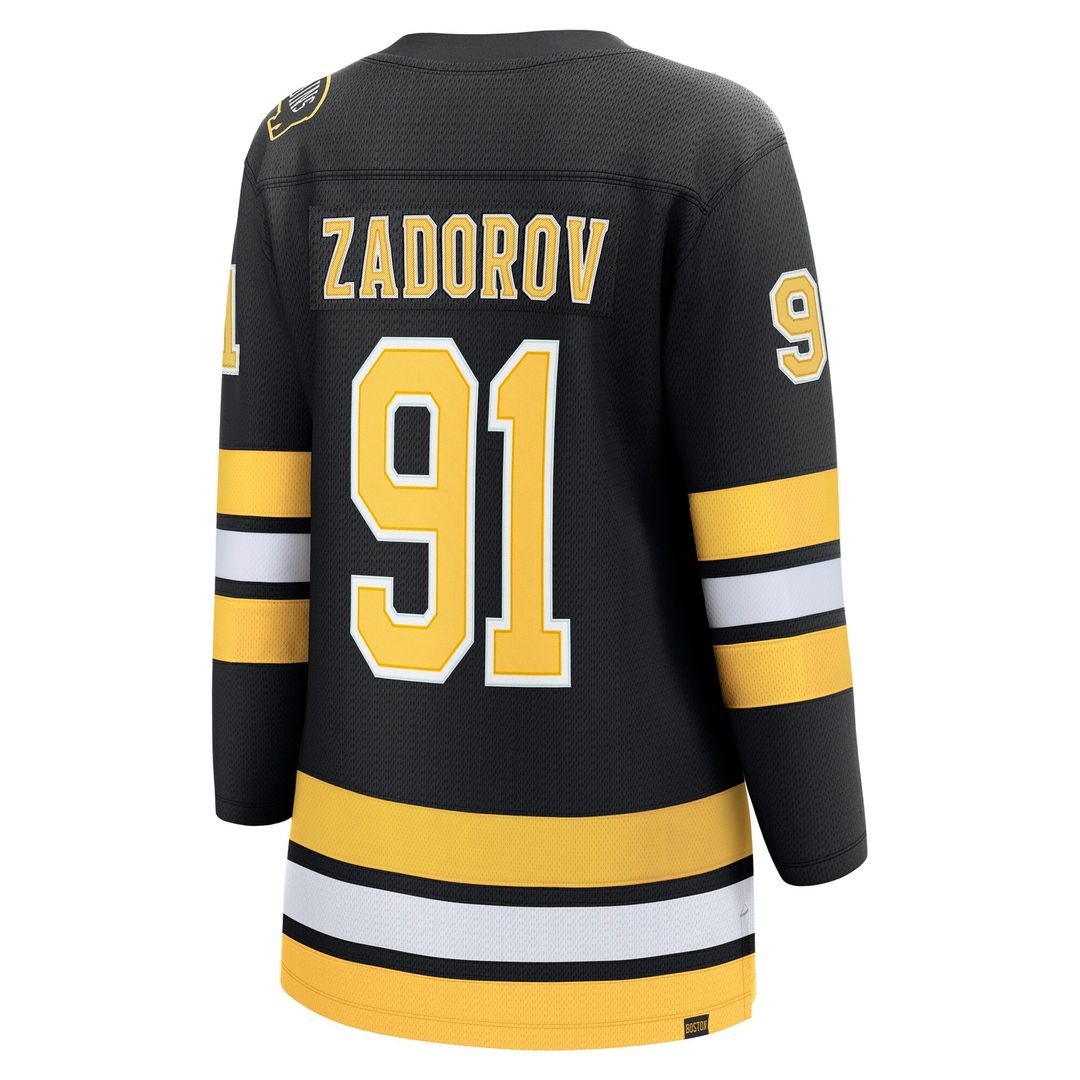 Nikita Zadorov Boston Bruins Fanatics Women's Home Breakaway Player Jersey - Black