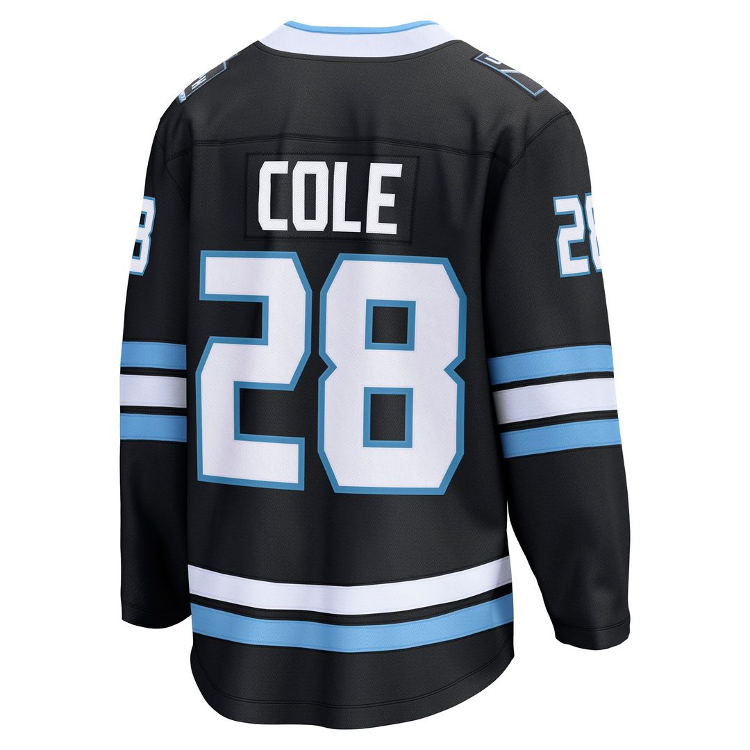 Ian Cole Utah Mammoth Fanatics Home Breakaway Player Jersey - Black