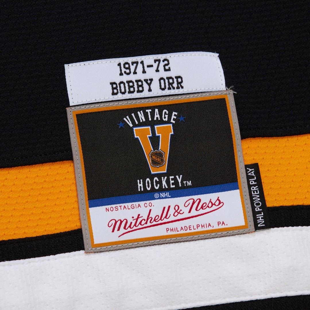 Bobby Orr Boston Bruins 1971-72 Power Play Jersey - Black