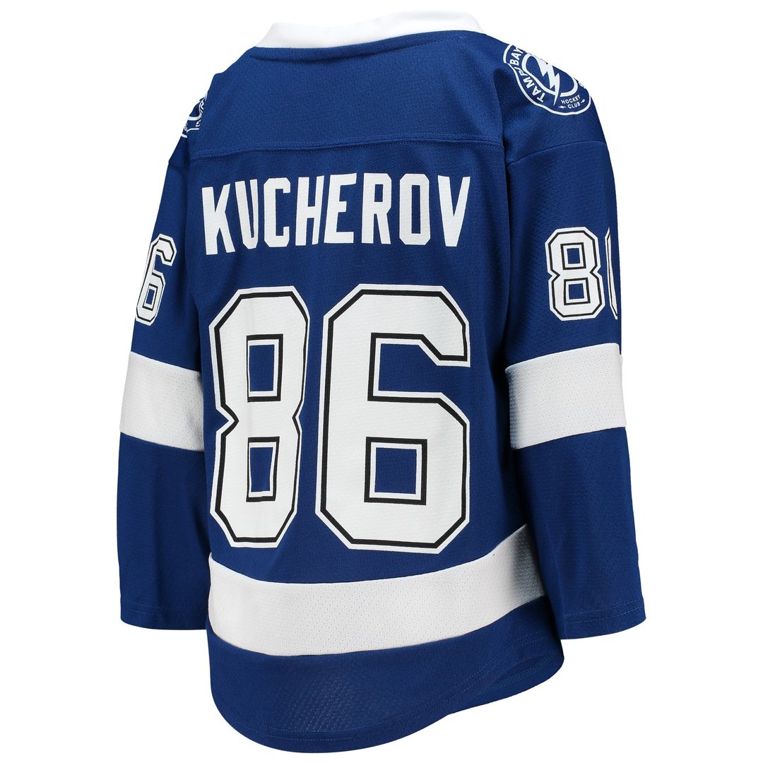 Nikita Kucherov Tampa Bay Lightning Youth Home Player Replica Jersey - Blue