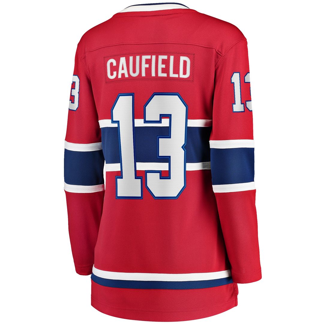 Cole Caufield Montreal Canadiens Fanatics Women's Home Premier Breakaway Player Jersey Breakaway Jersey - Red