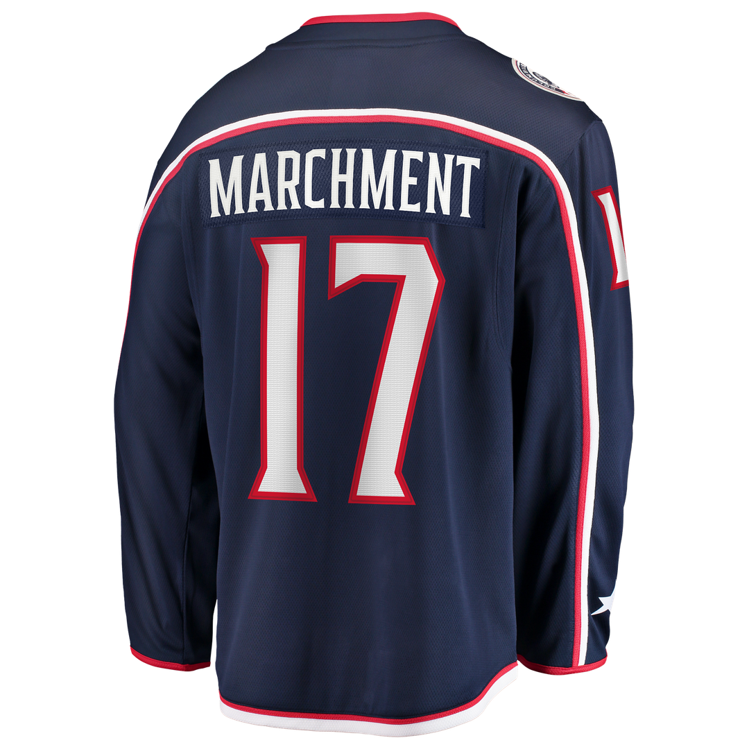 Mason Marchment Columbus Blue Jackets Fanatics Home Premier Breakaway Player Jersey - Navy