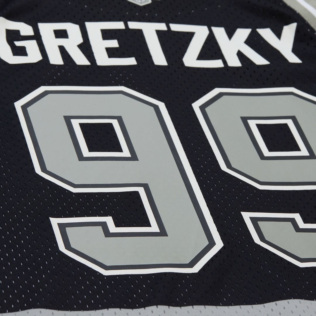 Wayne Gretzky Los Angeles Kings Mitchell & Ness Unisex Maxxed Out Fashion Basketball Jersey - Black