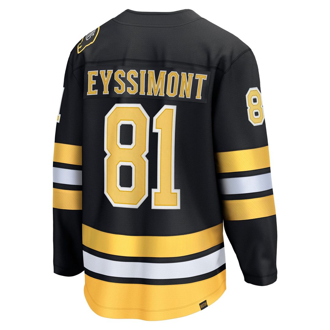 Michael Eyssimont Boston Bruins Fanatics Home Breakaway Player Jersey - Black
