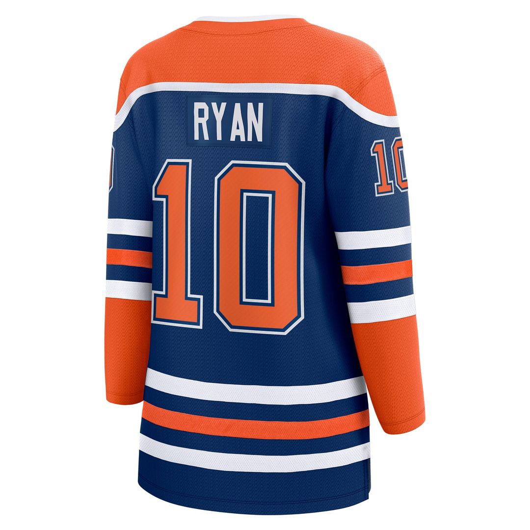 Derek Ryan Edmonton Oilers Fanatics Women's Home Breakaway Player Jersey - Royal