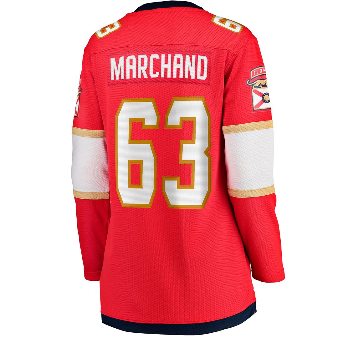 Brad Marchand Florida Panthers Fanatics Women's Home Breakaway Player Jersey - Red