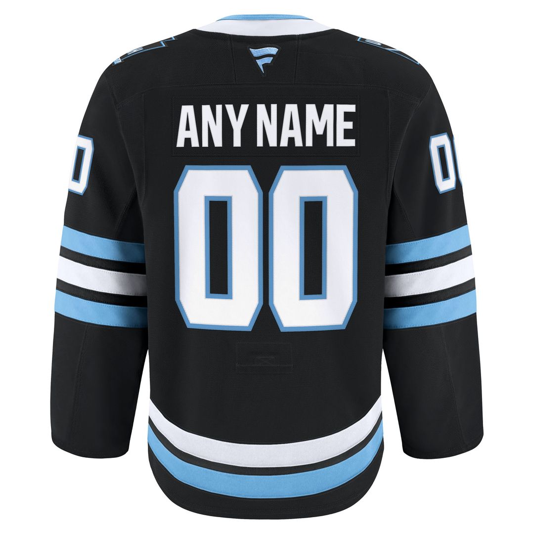 Utah Mammoth Fanatics Home Authentic Pro Custom Jersey - Black