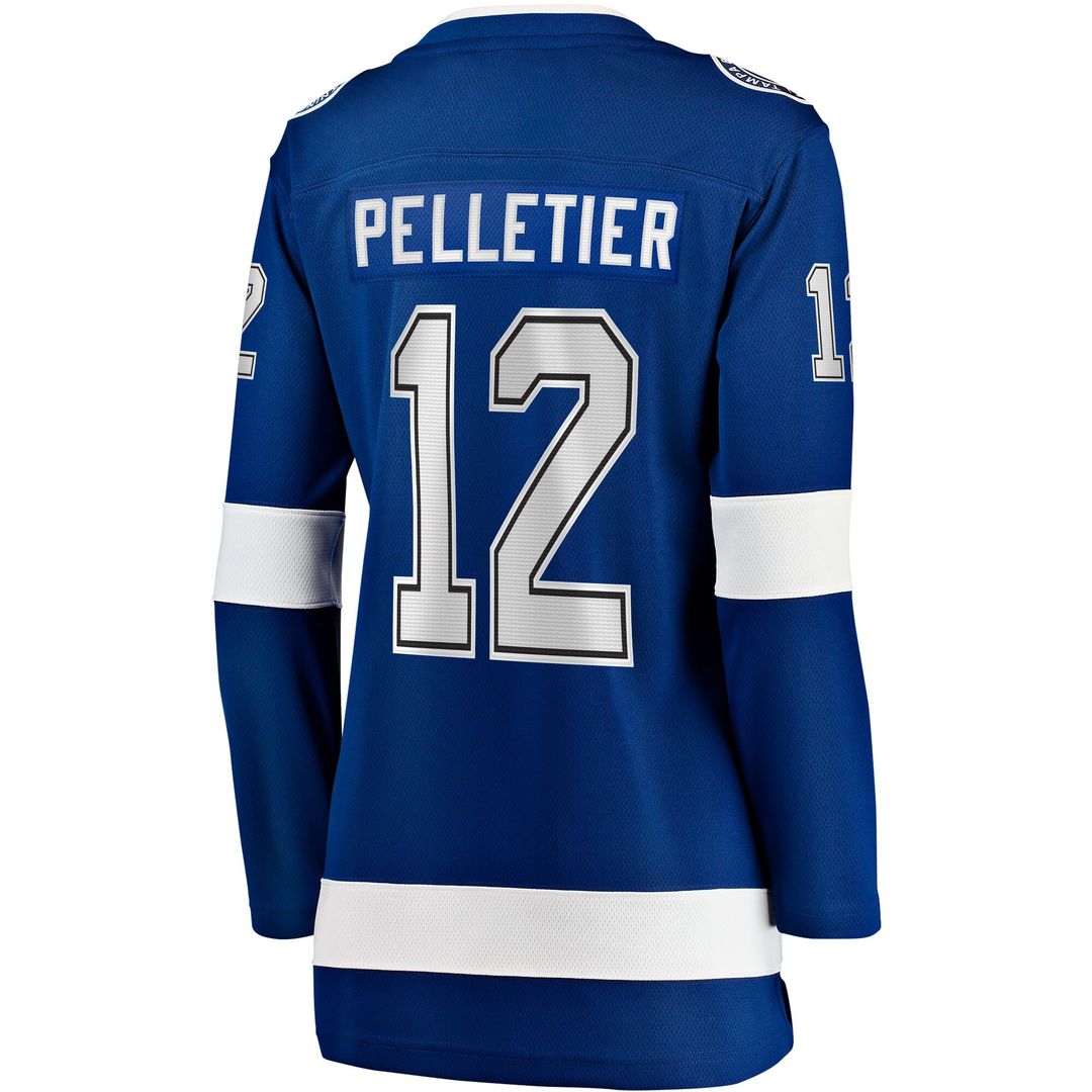 Jakob Pelletier Tampa Bay Lightning Fanatics Women's Home Breakaway Jersey - Blue