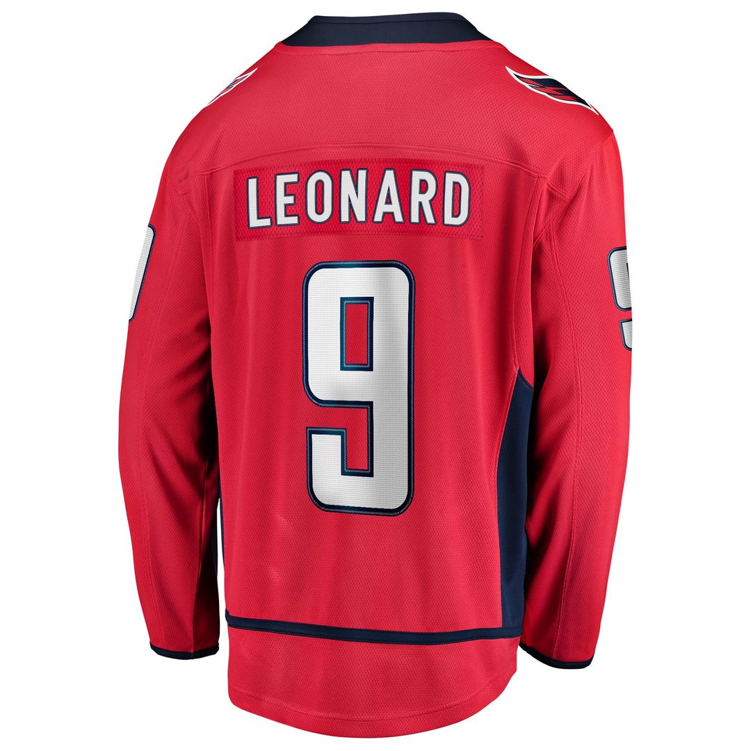 Ryan Leonard Washington Capitals Fanatics Home Breakaway Jersey - Red