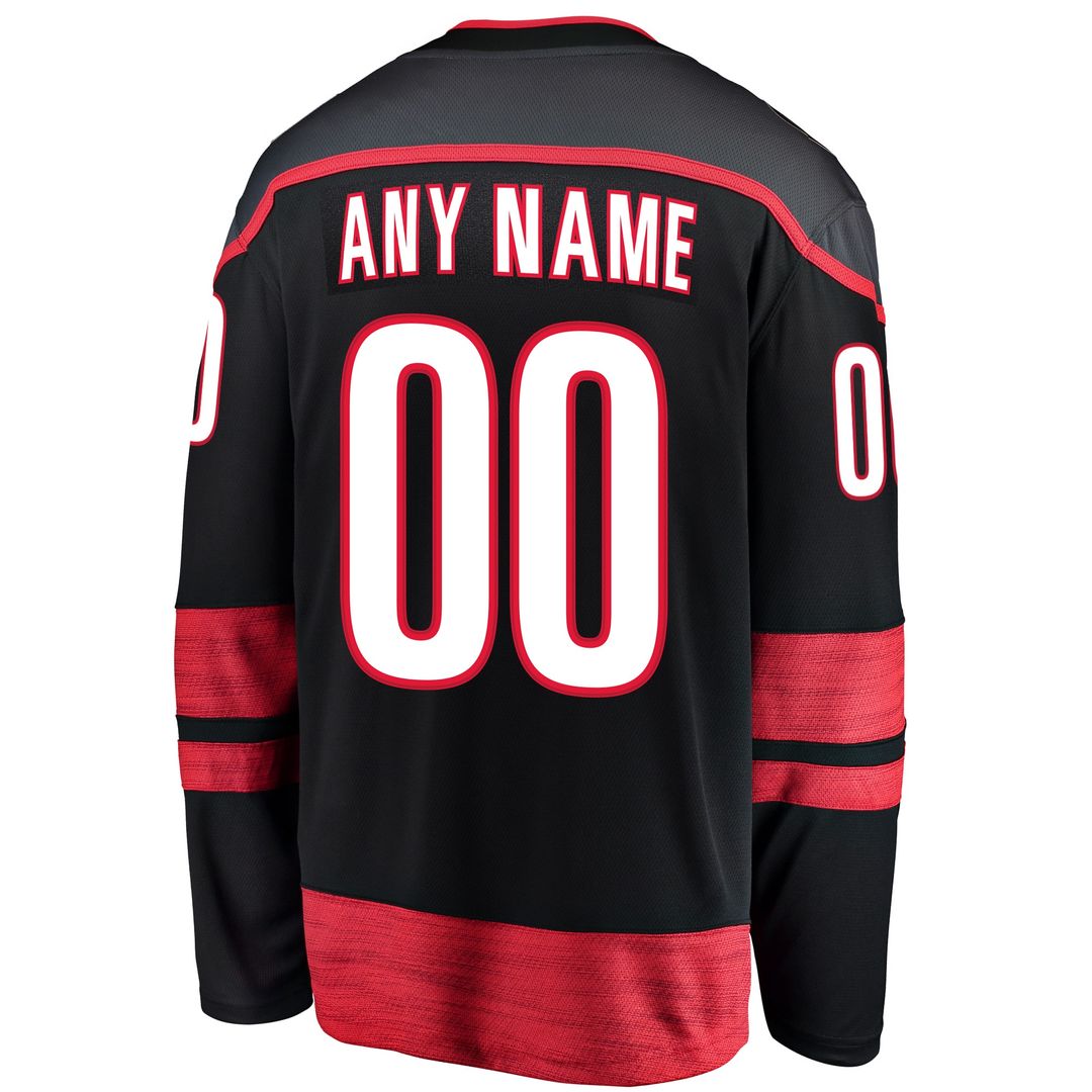 Carolina Hurricanes Fanatics Alternate Breakaway Custom Jersey - Red