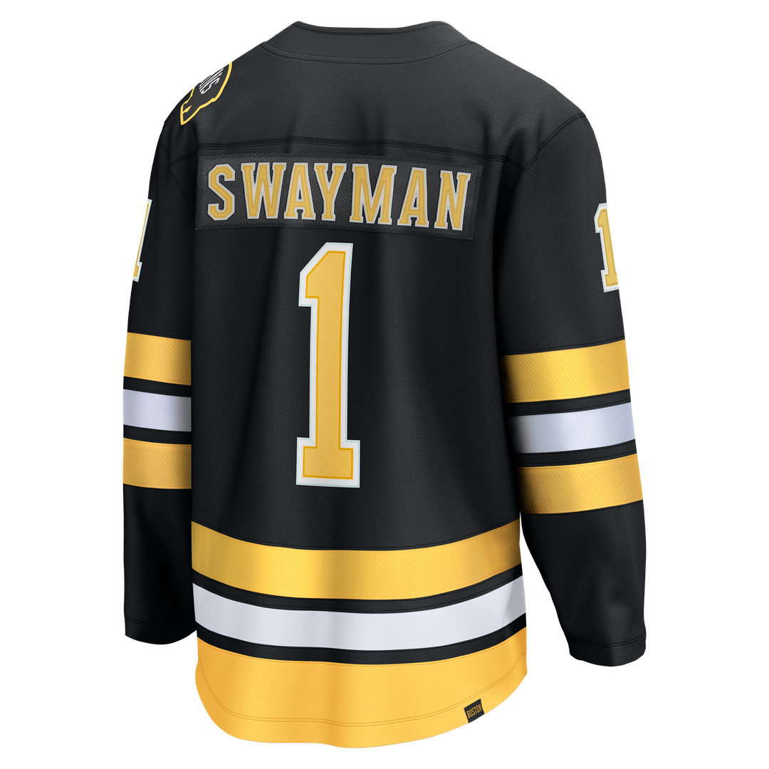 Jeremy Swayman Boston Bruins Fanatics Home Breakaway Jersey - Black