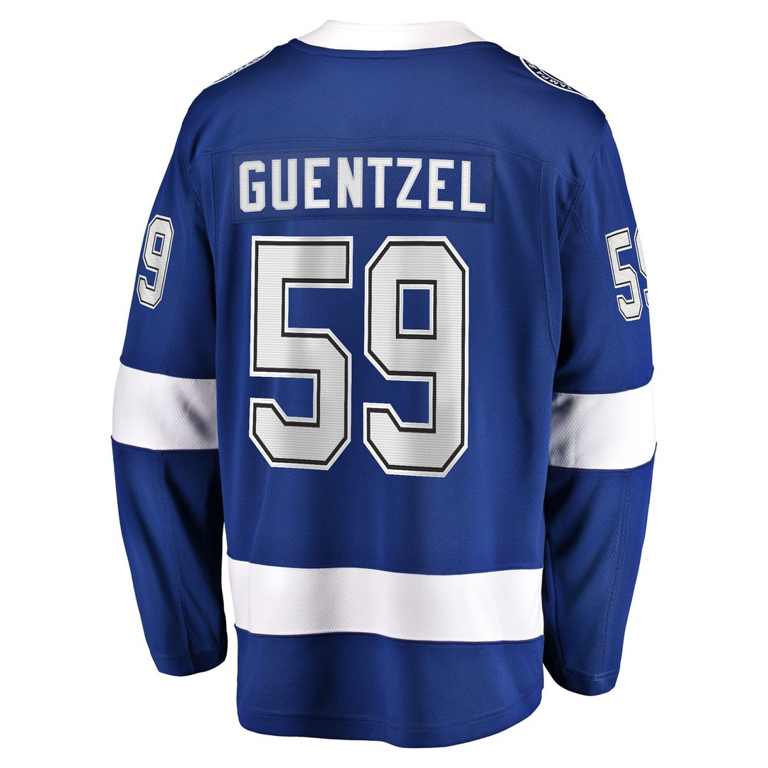Jake Guentzel Tampa Bay Lightning Fanatics Home Premier Breakaway Player Jersey - Blue
