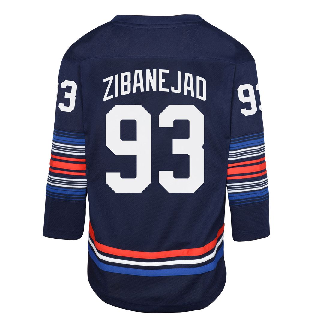 Mika Zibanejad New York Rangers Youth Home Player Replica Jersey - Blue