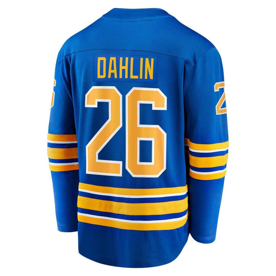 Rasmus Dahlin Buffalo Sabres Fanatics Home Captain Patch Breakaway Jersey - Royal