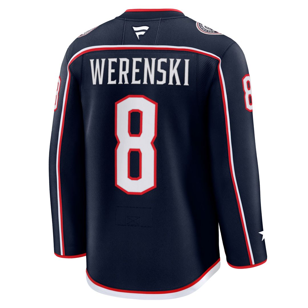 Zach Werenski Columbus Blue Jackets Fanatics Home Premium Jersey - Navy