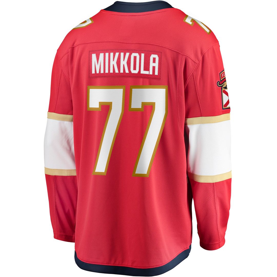 Niko Mikkola Florida Panthers Fanatics Premier Breakaway Player Jersey - Red