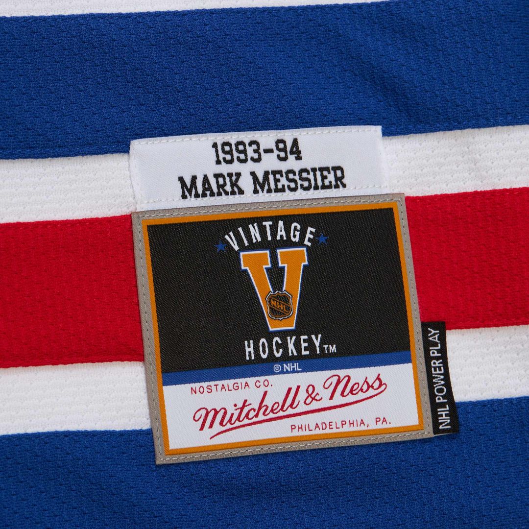 Mark Messier New York Rangers 1993-94 Power Play Jersey - Royal