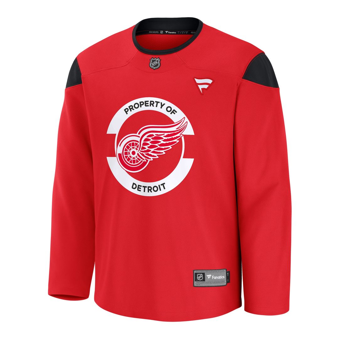 Detroit Red Wings Fanatics Practice Jersey - Red