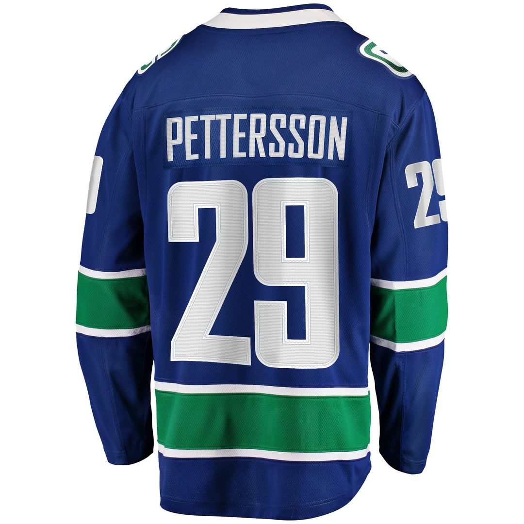 Marcus Pettersson Vancouver Canucks Fanatics Home Breakaway Jersey - Blue