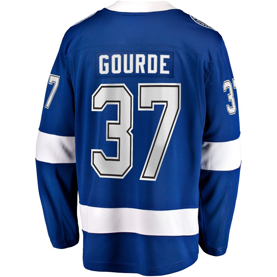 Yanni Gourde Tampa Bay Lightning Fanatics Home Breakaway Jersey - Blue
