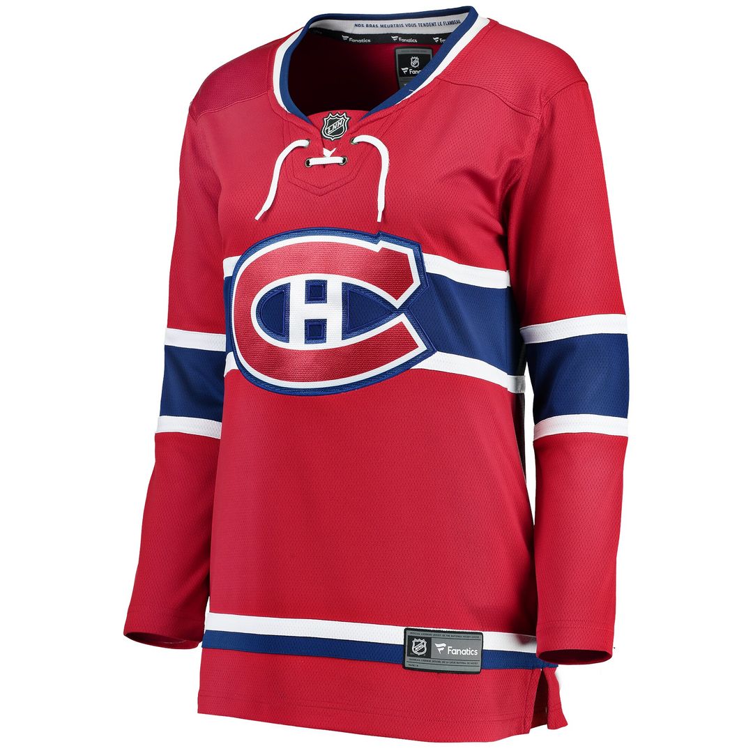 Montreal Canadiens Fanatics Women's Home Breakaway Jersey - Red
