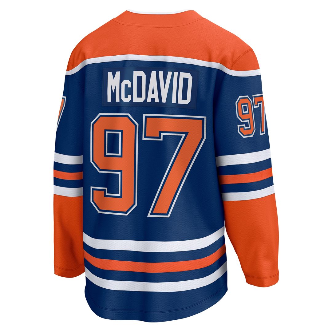 Connor McDavid Edmonton Oilers Fanatics Home Breakaway Jersey - Royal