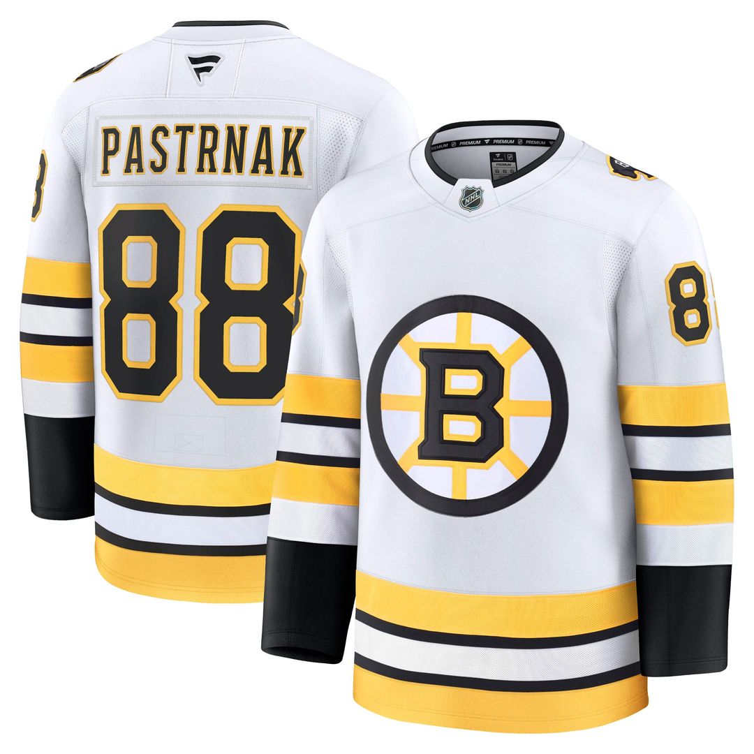 David Pastrnak Boston Bruins Fanatics Home Premium Player Jersey - Black