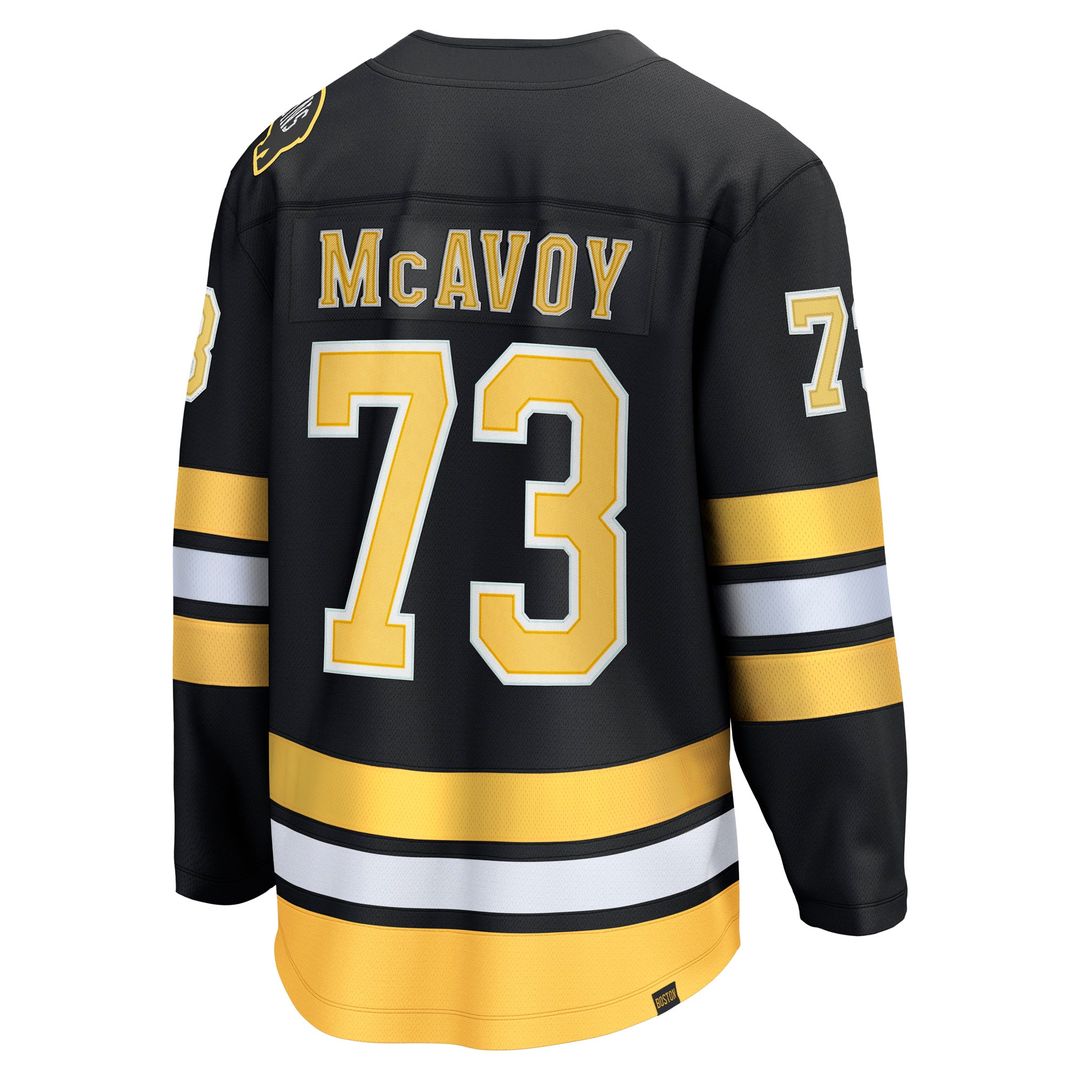Charlie McAvoy Boston Bruins Fanatics Home Breakaway Player Jersey - Black