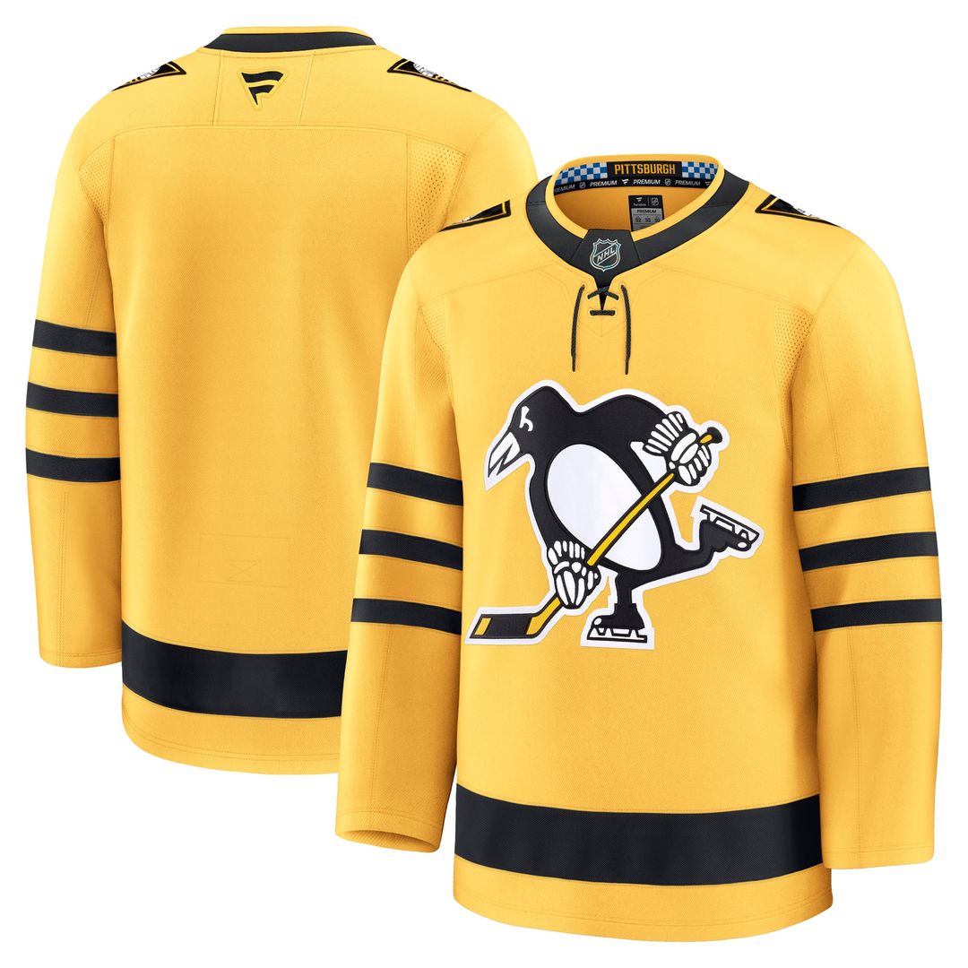 Pittsburgh Penguins Fanatics Alternate Premium Jersey - Gold