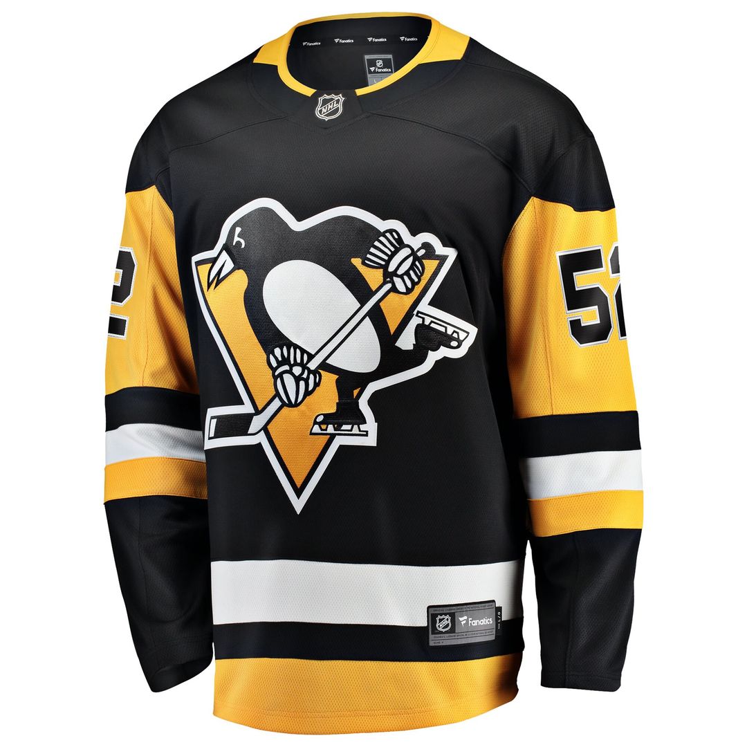 Philip Kemp Pittsburgh Penguins Fanatics Home Breakaway Jersey - Black