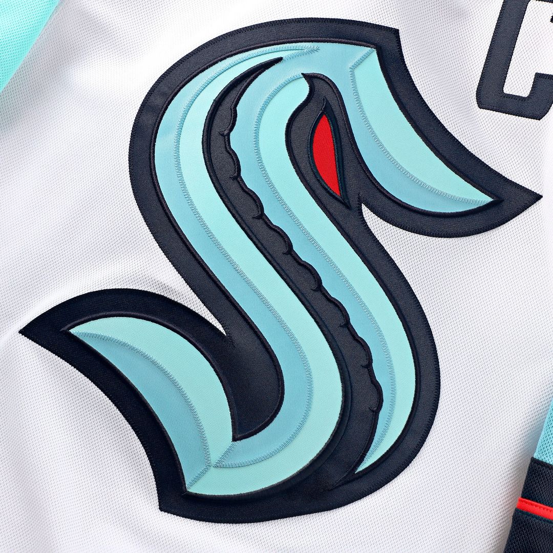 Seattle Kraken Fanatics Away Premium Custom Jersey - White