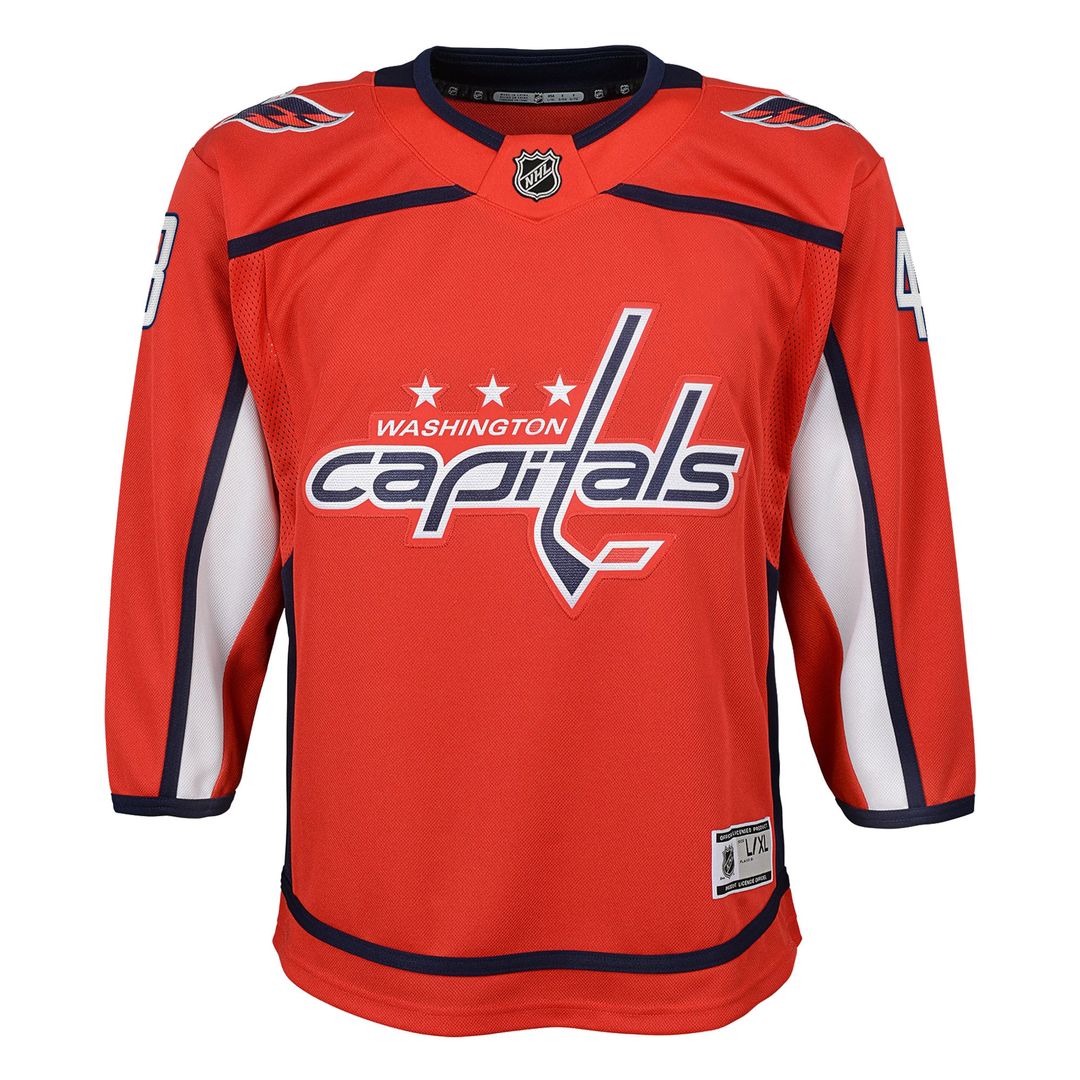 Tom Wilson Washington Capitals Youth 2020/21 Alternate Premier Player Jersey - Navy