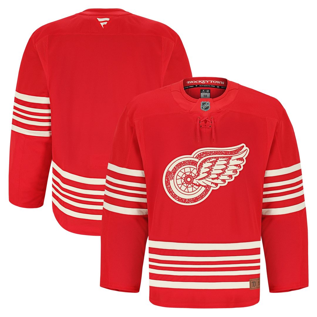 Detroit Red Wings Fanatics Centennial Authentic Pro Jersey - Red